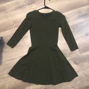 Green Long Sleeve Dress